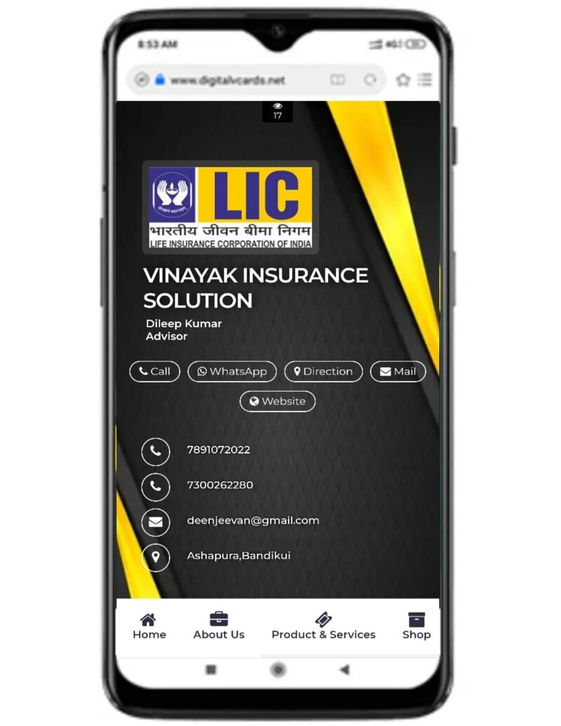 Digital Business Card Template 5